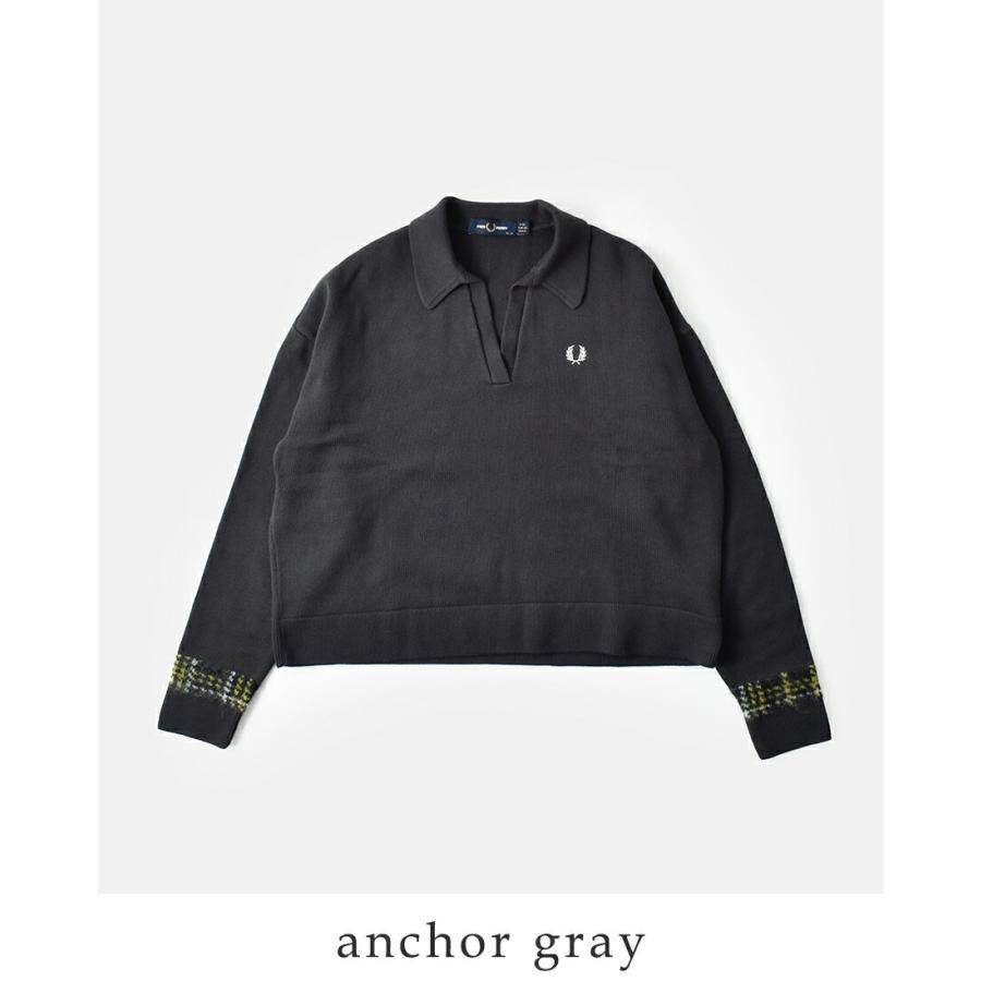 【最終値下げ】FRED PERRY ギンガムニットシャツ FRED PERRY（フレッドペリー） フレッド ペリー タータン パネル