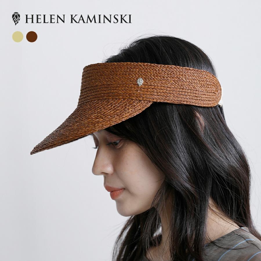 HELEN KAMINSKI ヘレンカミンスキー ラフィア サンバイザー Helen Kaminski（ヘレンカミンスキー） ラフィアブレード サンバイザー