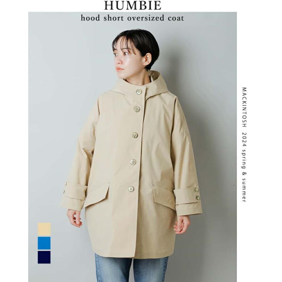 マッキントッシュ MACKINTOSH オーバーサイズ フーデッド ショート コート HUMBIE HOOD l241mo1143bgagn  2024ss新作