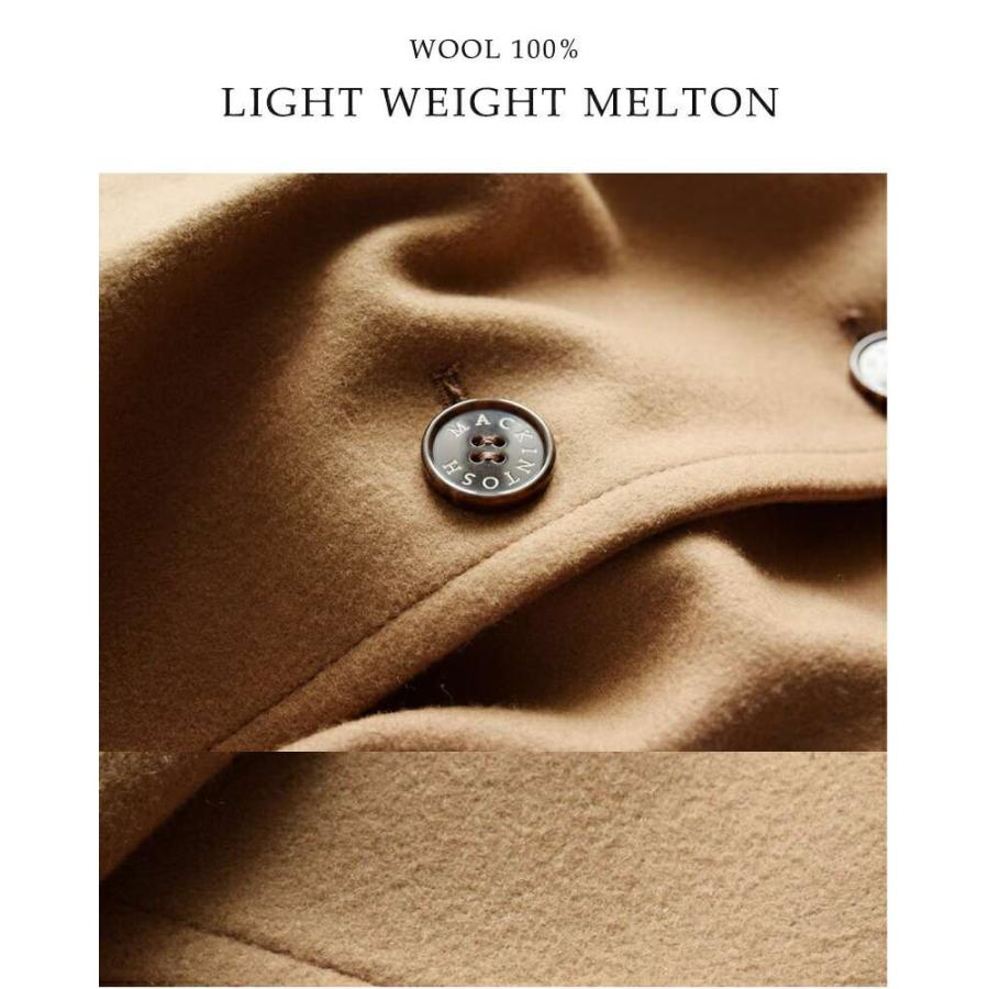 未使用級美品✨　mackintosh チェスターコート　ブラウン　ウール Mackintosh マッキントッシュ MACKINTOSH ウールメルトン