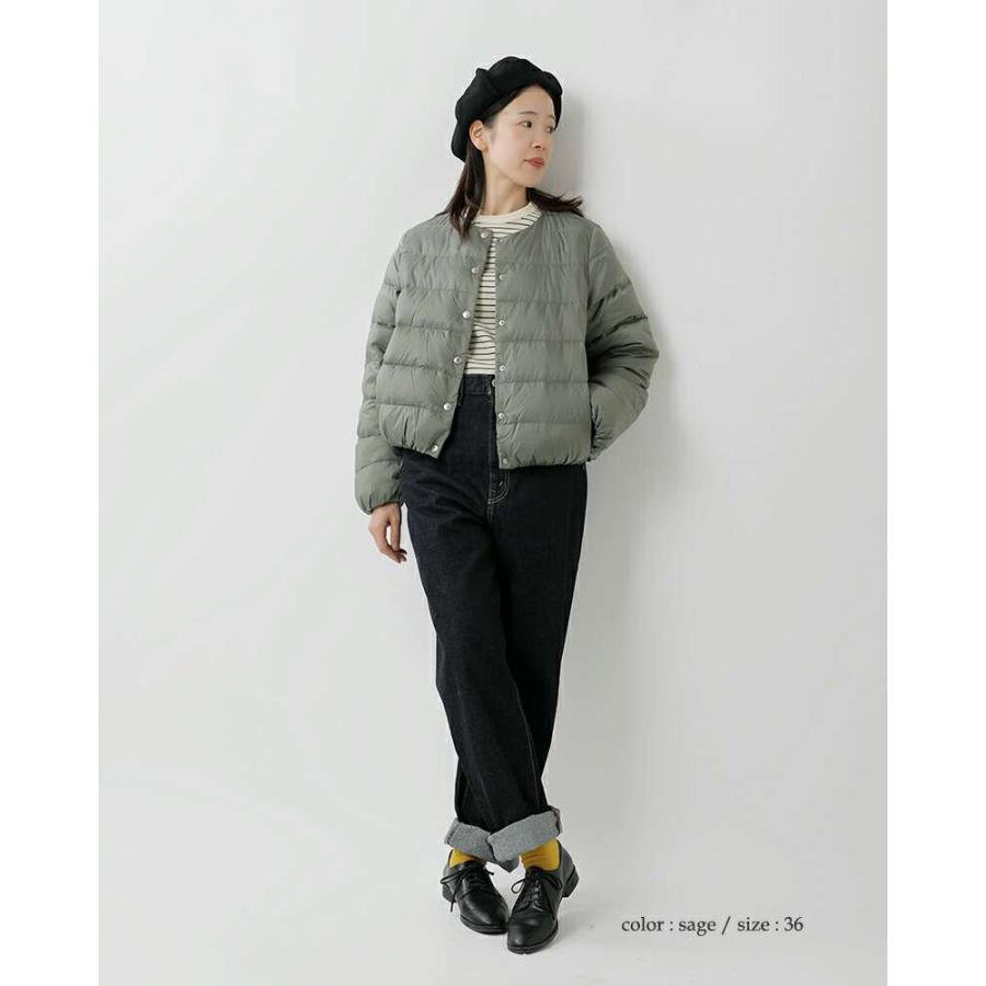 TRADITIONAL WEATHERWEAR★春色ノーカラーインナーダウン Traditional Weatherwear（トラディショナル ウェザーウェア