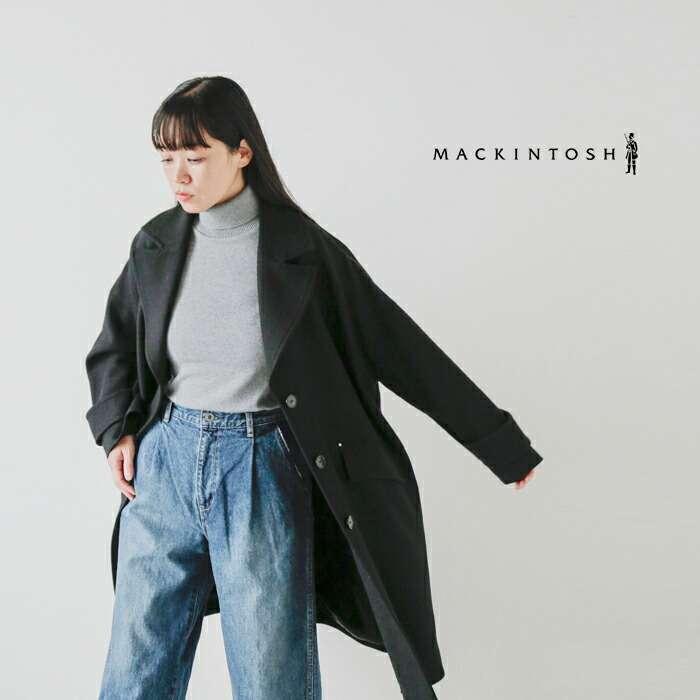 MACKINTOSH 白タグ 高級ライン チェスターコート Aライン グレー ウールモッサ ロングチェスターコート(チェスターコート) | MK