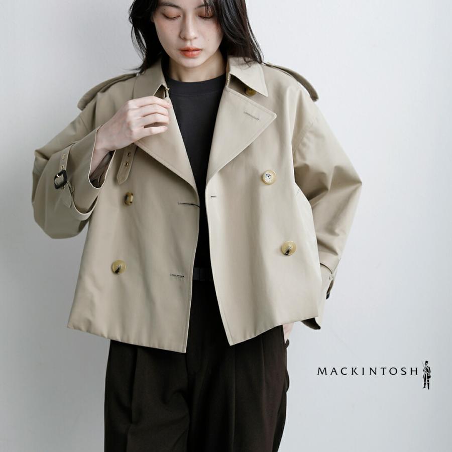 MACKINTOSH LONDON トレンチコート ショート丈 ベルト付き Mackintosh（マッキントッシュ） トレンチコート コート MACKINTOSH