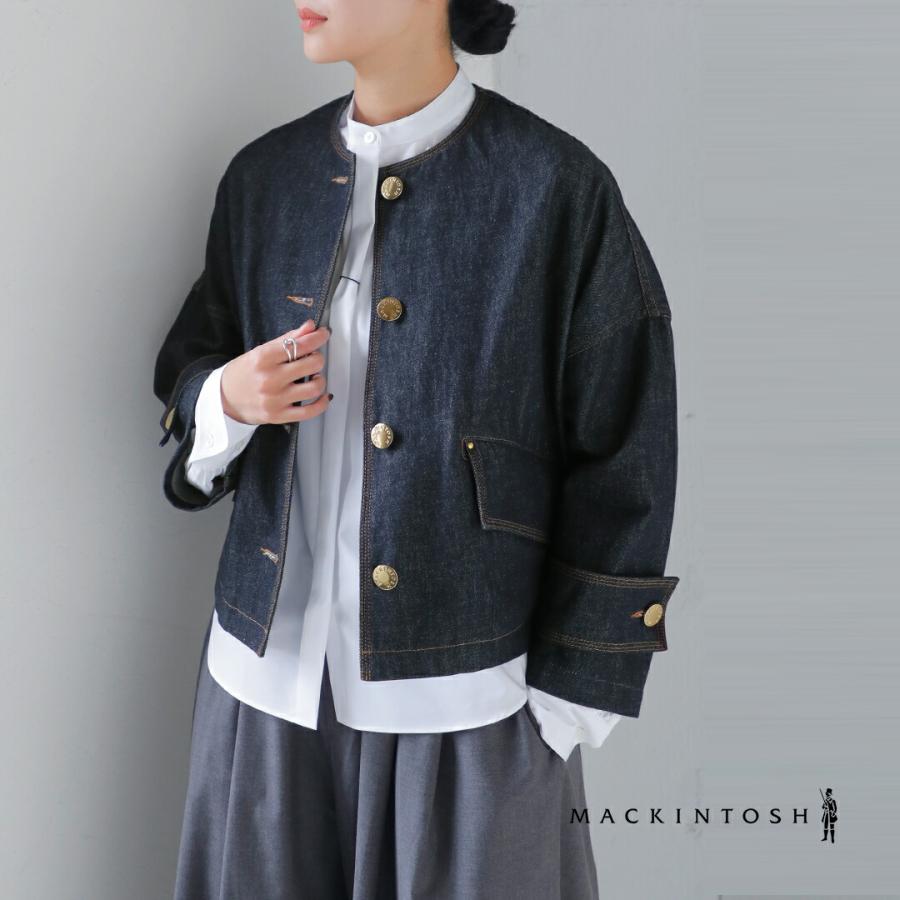 Mackintosh（マッキントッシュ） ハンビー ノーカラー ショート デニム