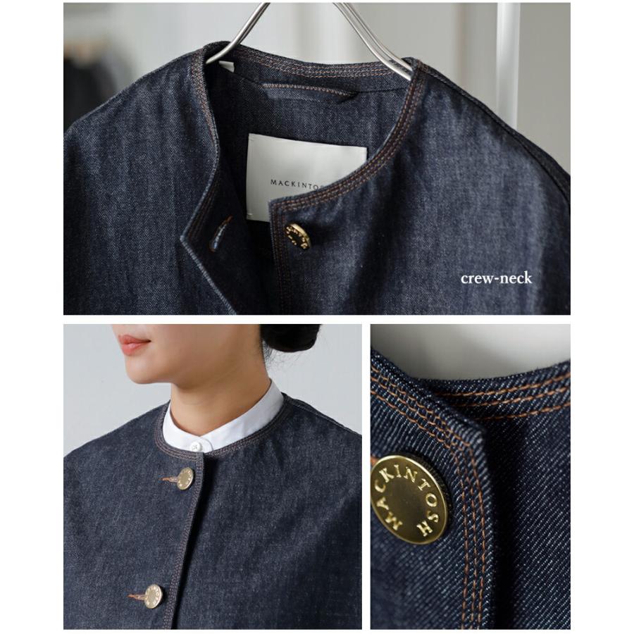 Mackintosh（マッキントッシュ） ハンビー ノーカラー ショート デニム