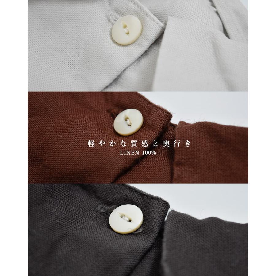 ラボレイトリー Laboratory ラミーリネン ワイド シャツ チュニック ブラウス ORDINARY WIDE SHIRT TUNIC BLOUSE la465 レディース 春夏 2026ss新作の画像