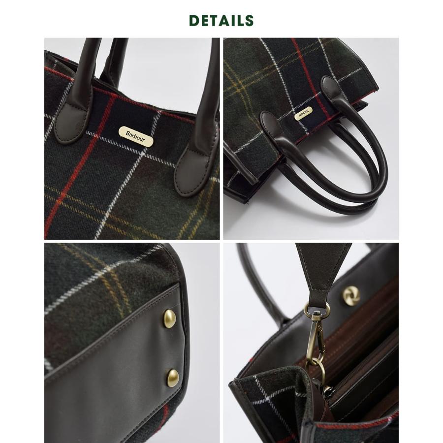 Barbour（バブアー） バーヒル タータン トート バッグ BARRHILL