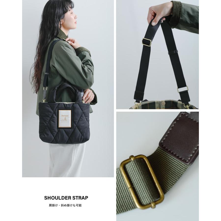 Barbour（バブアー） マライア ミニ キルティング トート バッグ