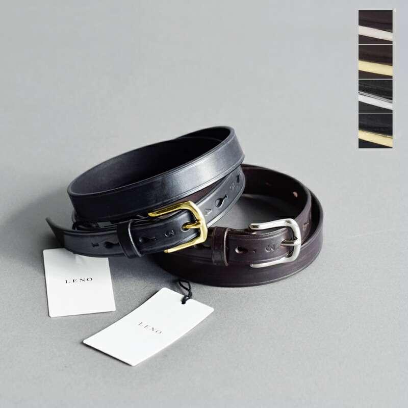 LENO リノ LENO aranciato別注 レザー スティラップ ベルト STIRRUP