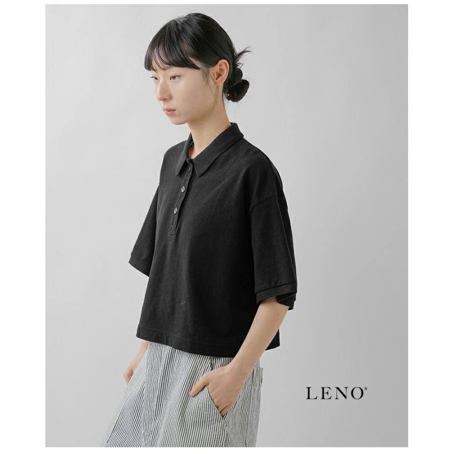 LENO リノ ハイツイストコットン 鹿の子 ポロシャツ POLO SHIRTS leno