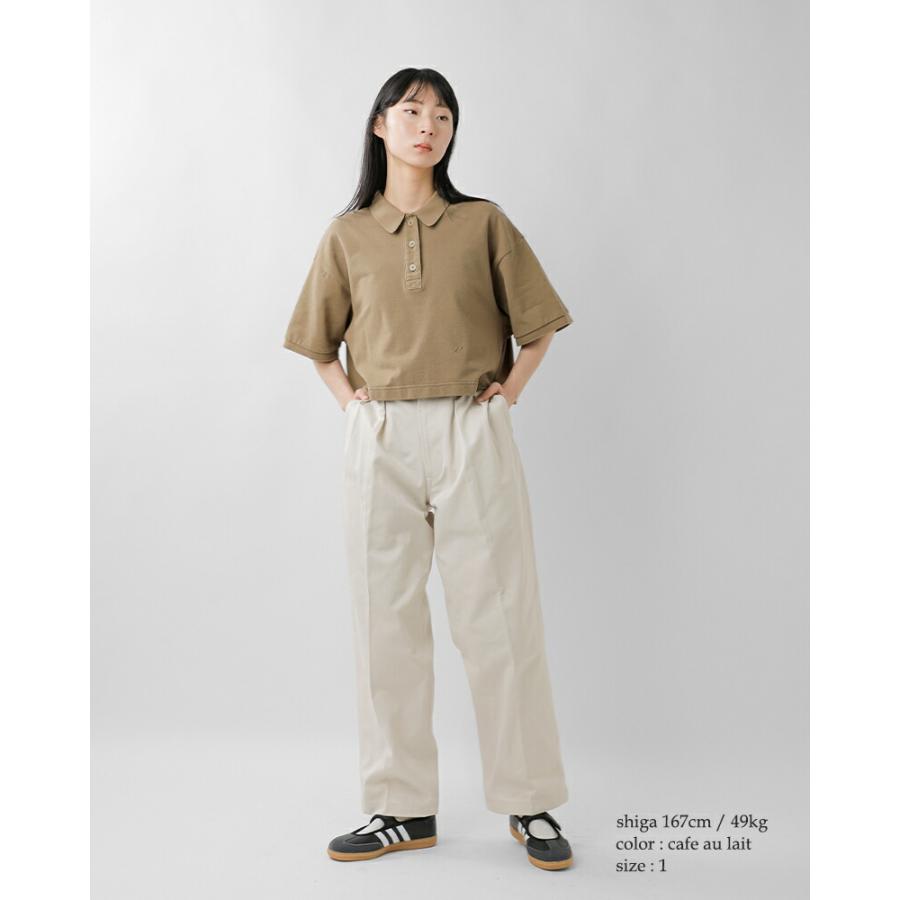 LENO リノ ハイツイストコットン 鹿の子 ポロシャツ POLO SHIRTS leno