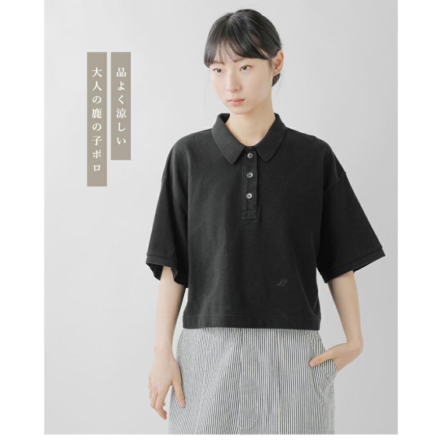 LENO リノ ハイツイストコットン 鹿の子 ポロシャツ POLO SHIRTS leno