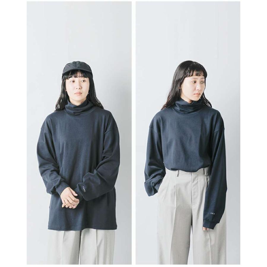 LENO リノ コットン モック タートルネック プルオーバー MOCK TURTLE