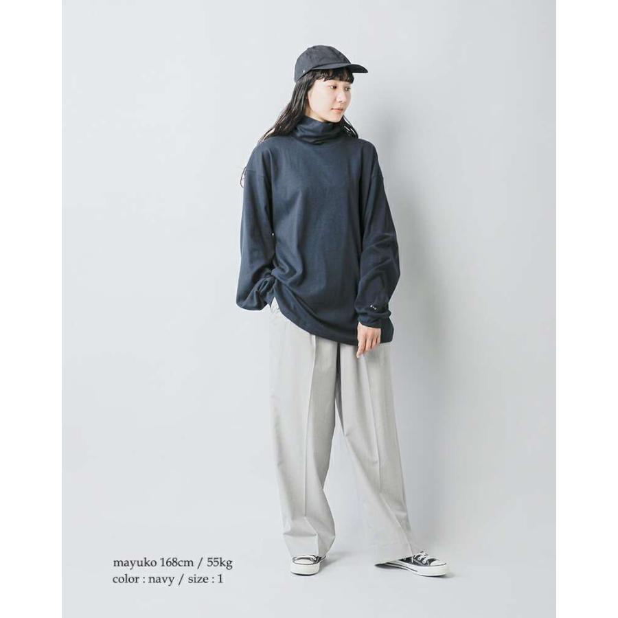 LENO リノ コットン モック タートルネック プルオーバー MOCK TURTLE