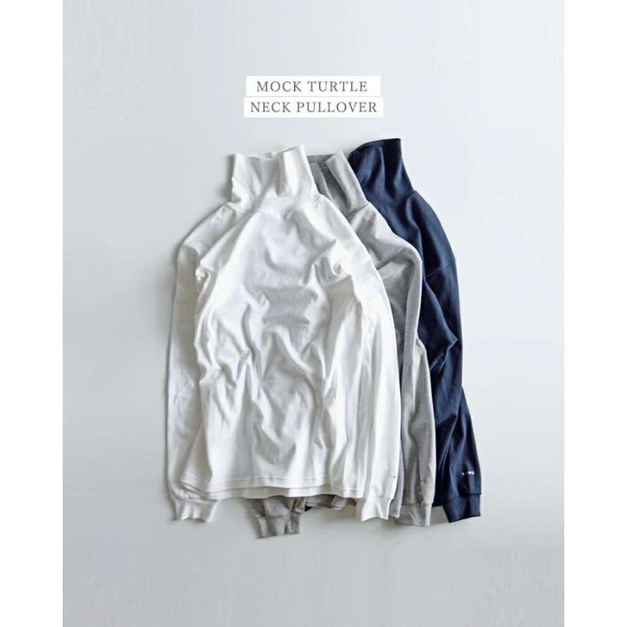 LENO リノ コットン モック タートルネック プルオーバー MOCK TURTLE