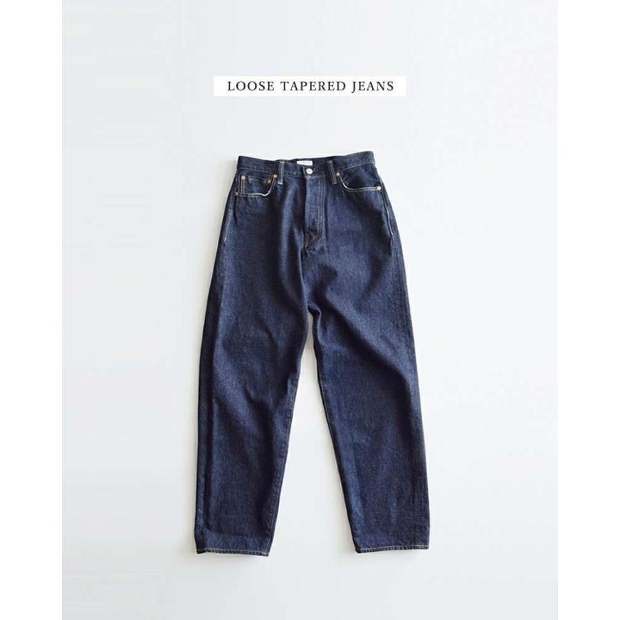 LENO リノ ルーズ テーパード デニム パンツ LOOSE TAPERED JEANS leno