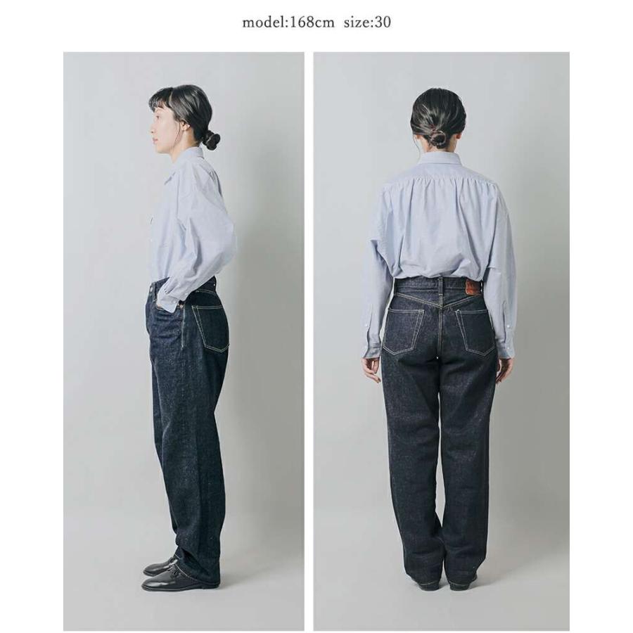 LENO リノ ルーズ テーパード デニム パンツ LOOSE TAPERED JEANS leno