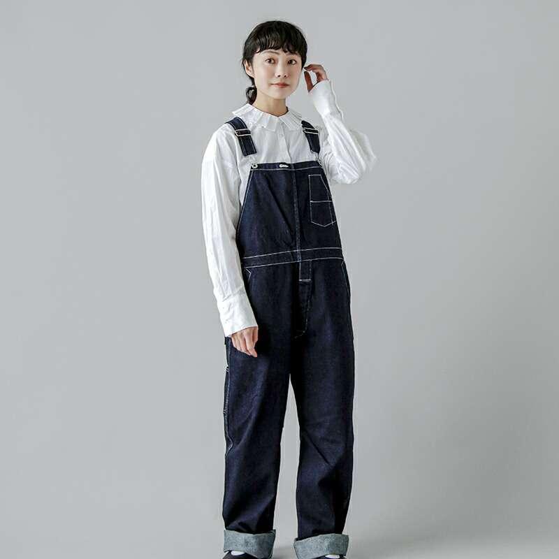 美品☆レッドヴァレンティノ スターパッチ デニム オーバーオール 中古・古着通販】45R (フォーティーファイブアール) ライ麦