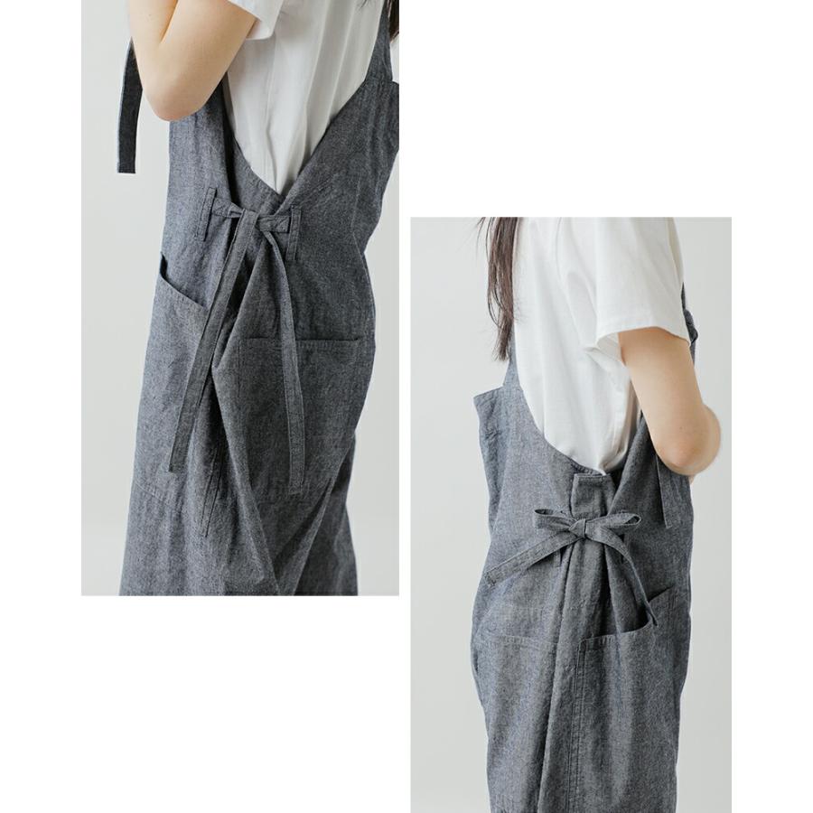 LENO リノ コットン ウエストサイドリボン サロペット SALOPETTES leno