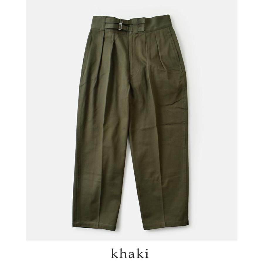 LENO リノ コットン ダブルベルト グルカパンツ DOUBLE BELTED GURKHA