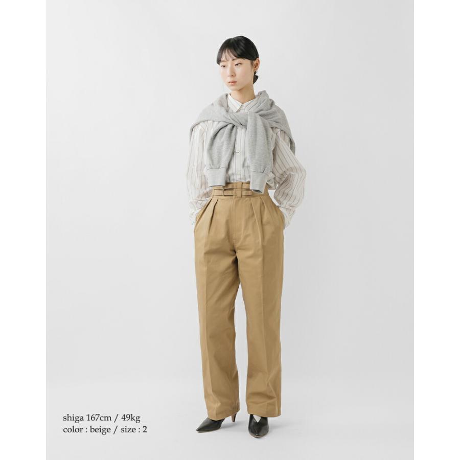 LENO リノ コットン ダブルベルト グルカパンツ DOUBLE BELTED GURKHA