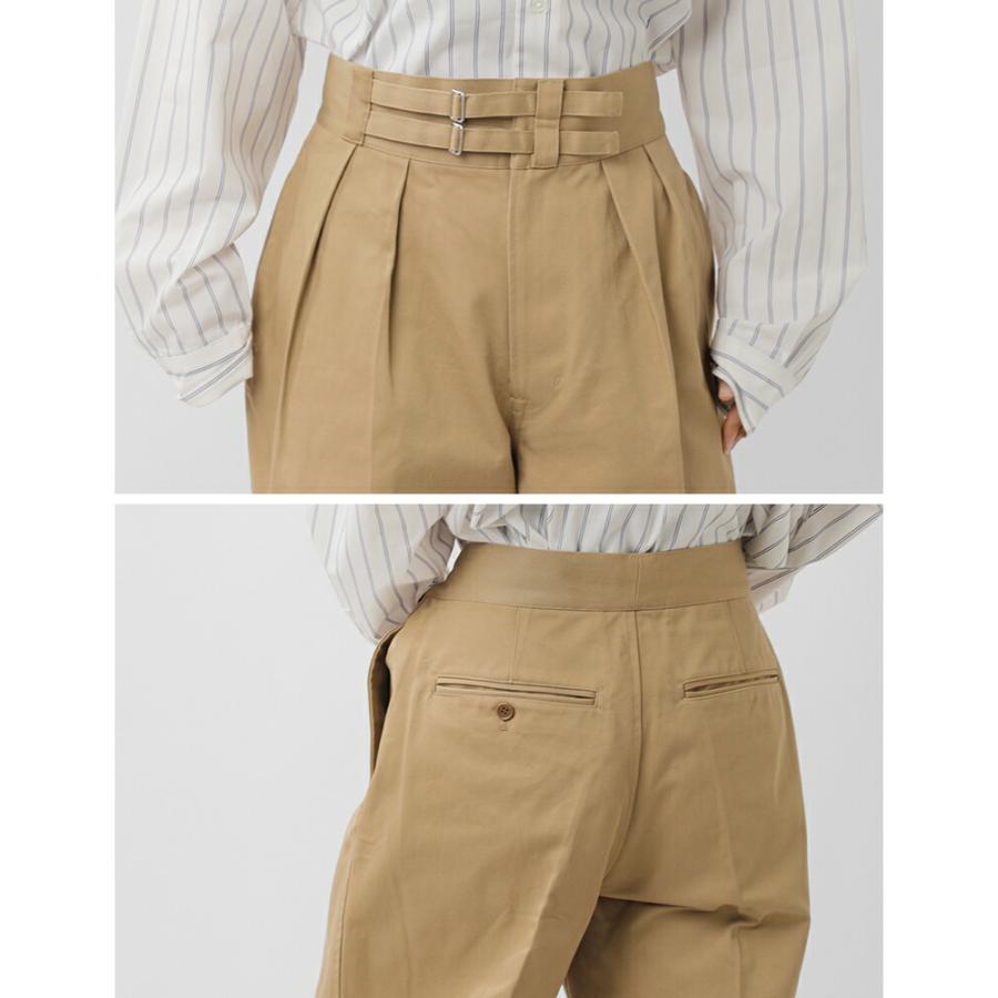 LENO リノ コットン ダブルベルト グルカパンツ DOUBLE BELTED GURKHA