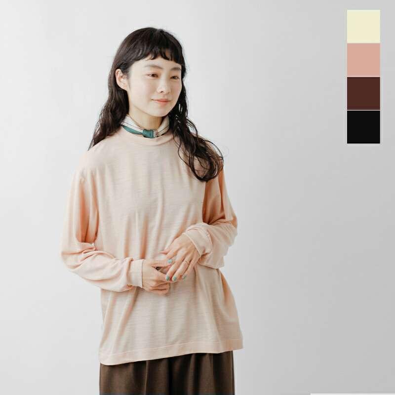 リフィル LIFiLL SUPER140'S ウール ロングスリーブ Tシャツ 長袖