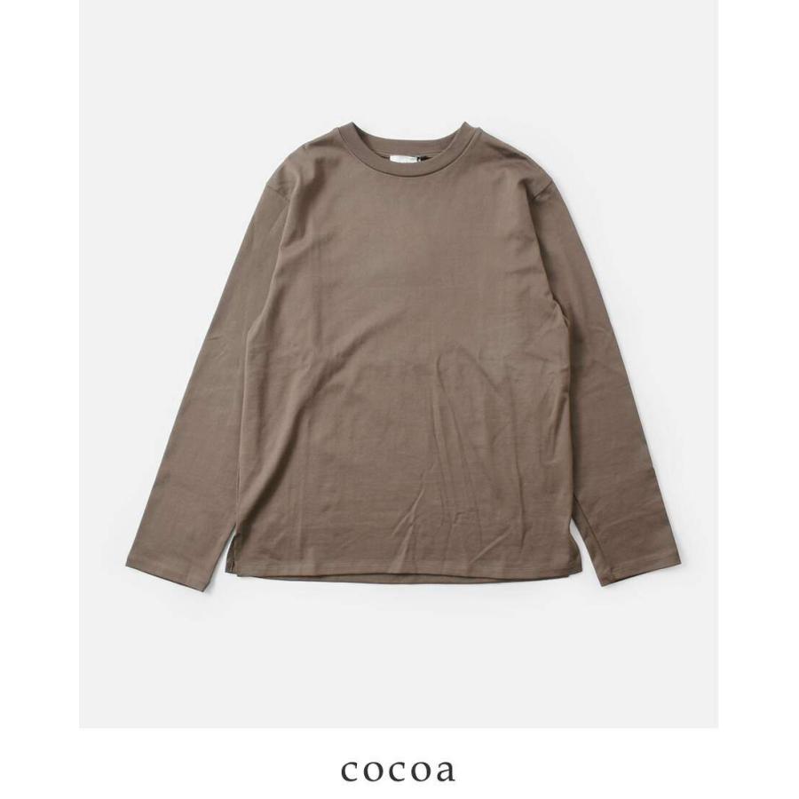 リフィル LIFiLL コットニー 天竺 スリット ロングスリーブ Tシャツ