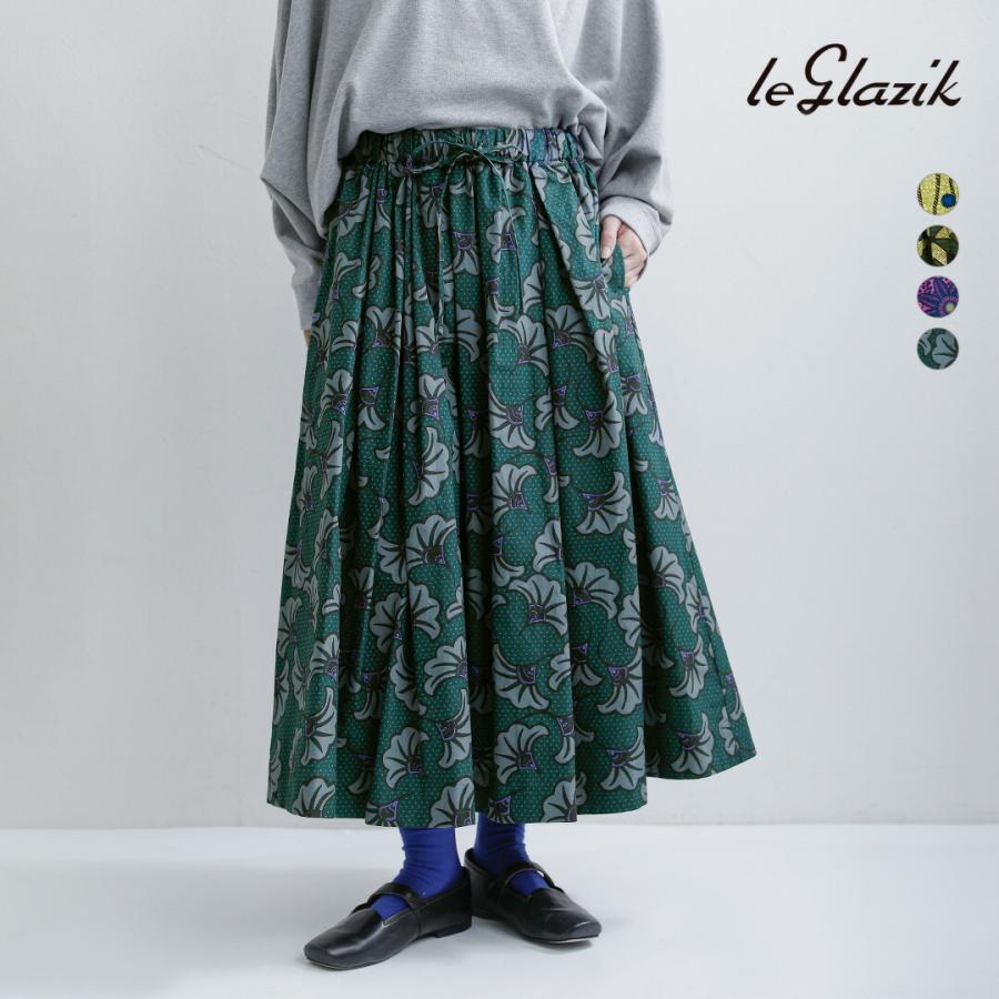 LE GLAZIK（ルグラジック） コットン バティックプリント タック