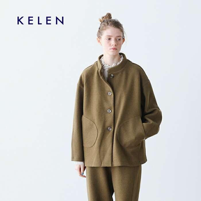 Kelen（ケレン） モック ネック デザイン ジャケット TRIMO