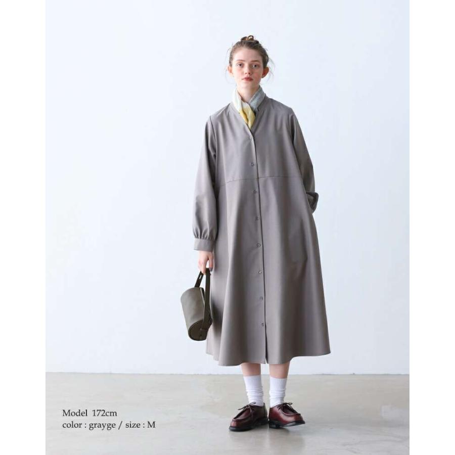 Kelen（ケレン） デザイン カラー バックプリーツ ワンピース LAETY