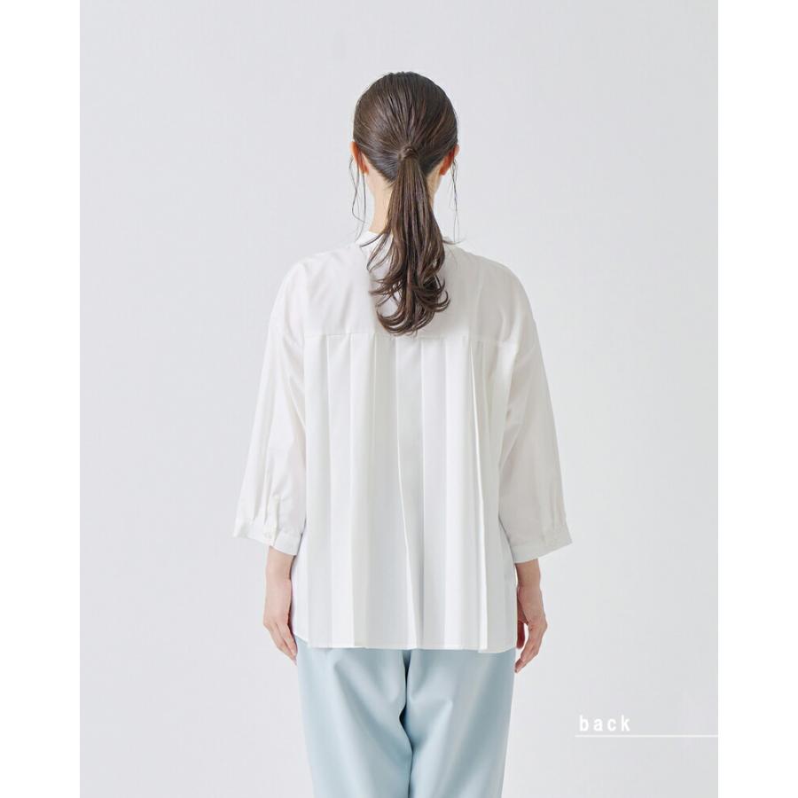 Kelen（ケレン） バック プリーツ ブラウス MARL lkl26hbl2276