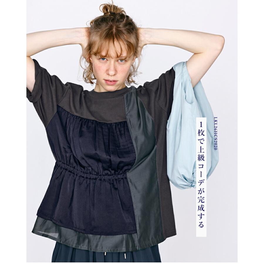 Kelen（ケレン） カラーブロック 異素材 Tシャツ LAIS lkl26hcs2020 