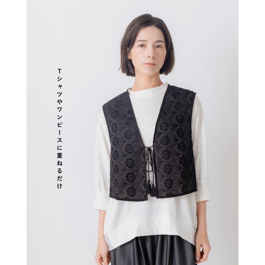 Kelen（ケレン） セール【50%OFF】ケレン シアー 花柄モチーフ 刺繍