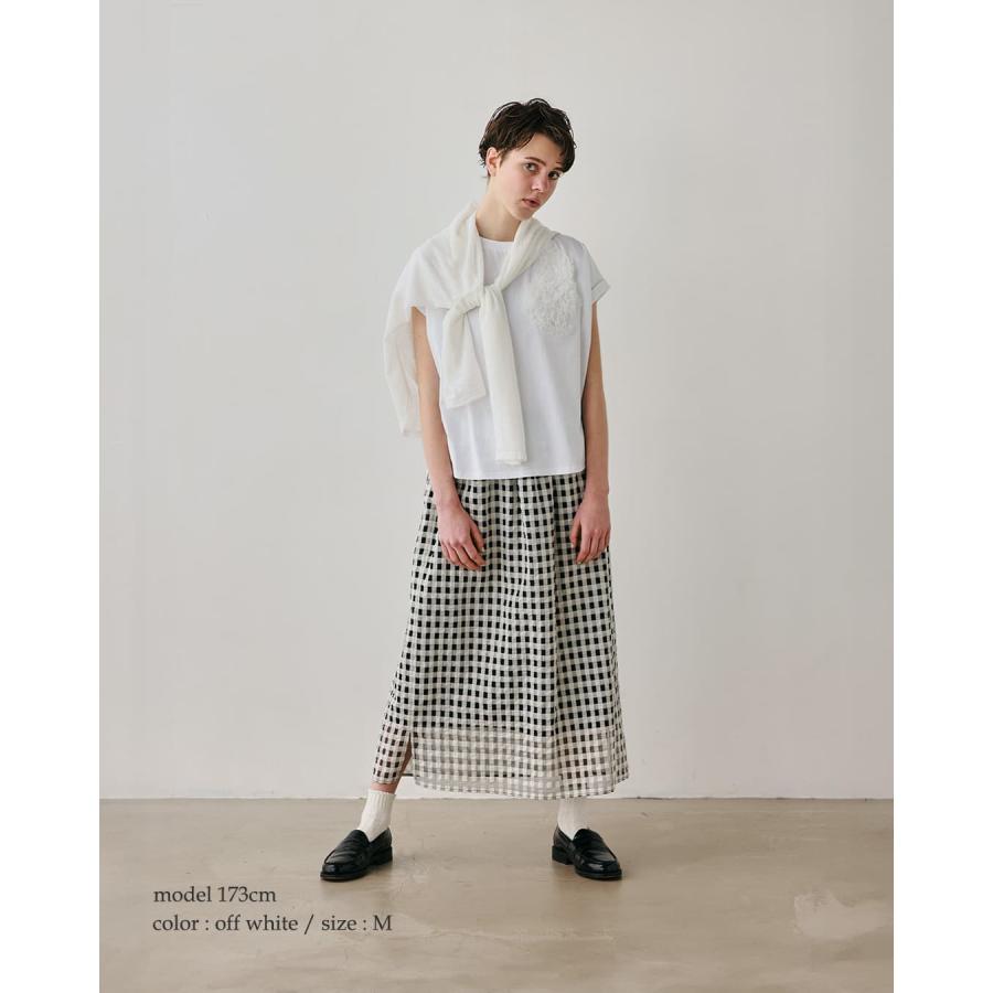 Kelen（ケレン） チュール刺繍デザイン コットン ジャージー プル