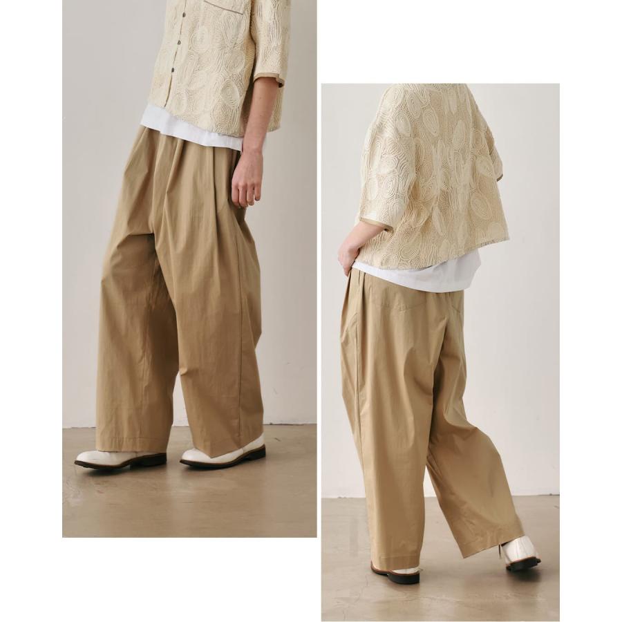 Kelen（ケレン） kelen 2タック ワイド ストレート シルエット パンツ