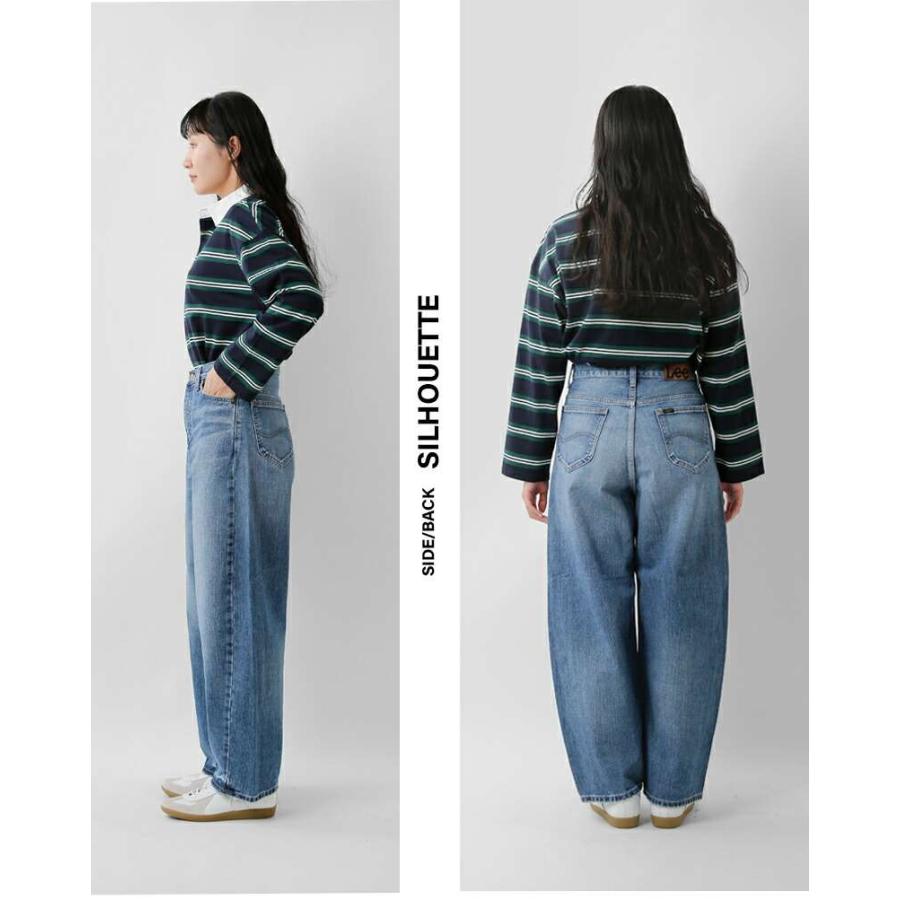 Lee（リー） カーブ ワイド デニム パンツ ll8026 レディース