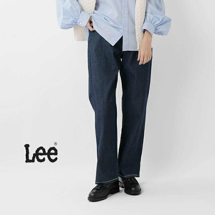 Lee リー ハイウエスト ストレッチ デニム ストレート パンツ