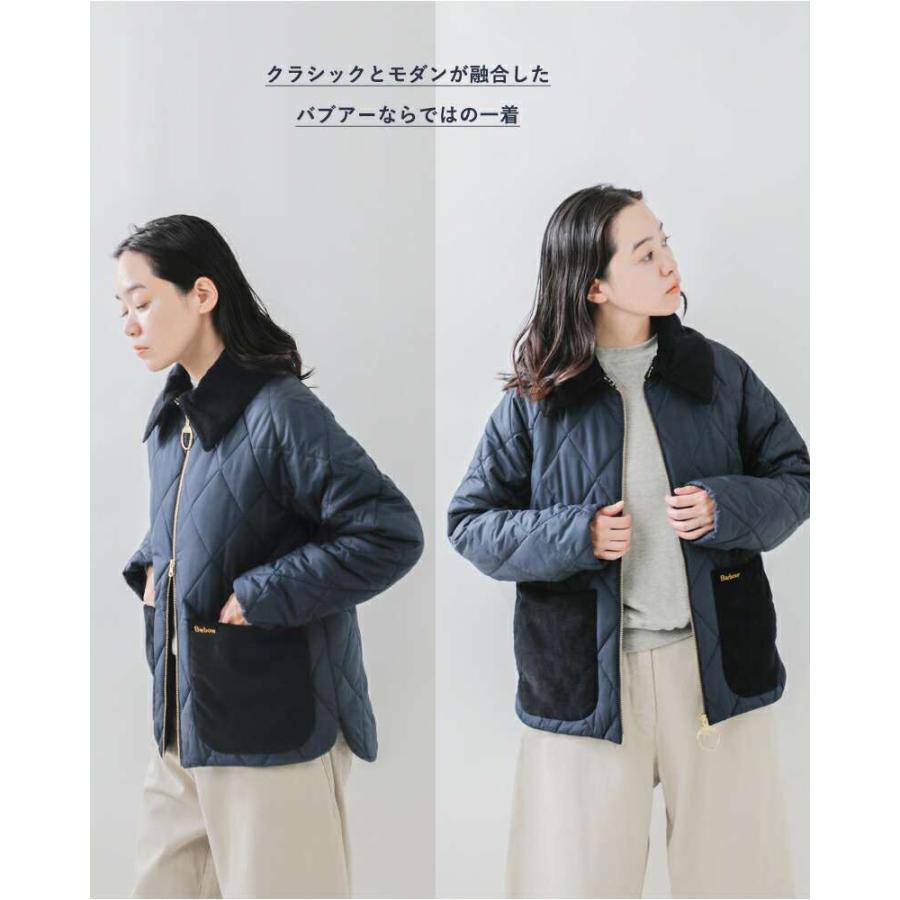 ✨バブアー キルティング ジップアップ パーカー ブラック ボア サイズXL ✨ ✨バブアー キルティング ジップアップ パーカー ブラック ボア