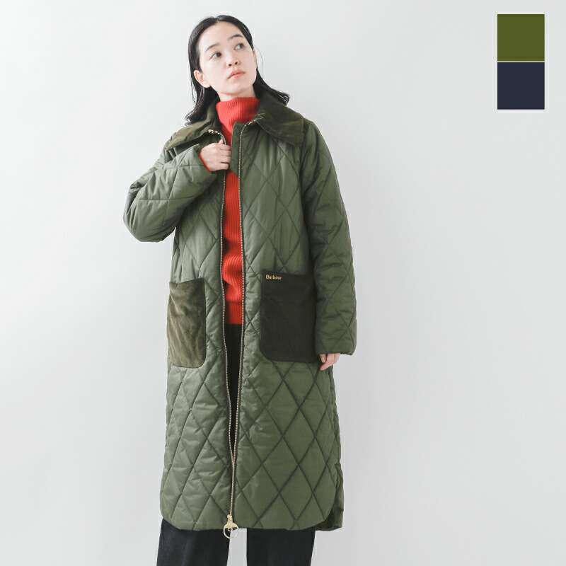 バブアー Barbour ジップ キルティング ロングコート MALTON QUILT 