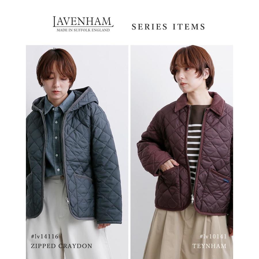 LAVENHAM（ラベンハム） コクーン ソーンハム キルティング ノーカラー