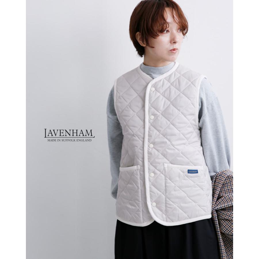 LAVENHAM（ラベンハム） コクーン ソーンハム キルティング ノーカラー