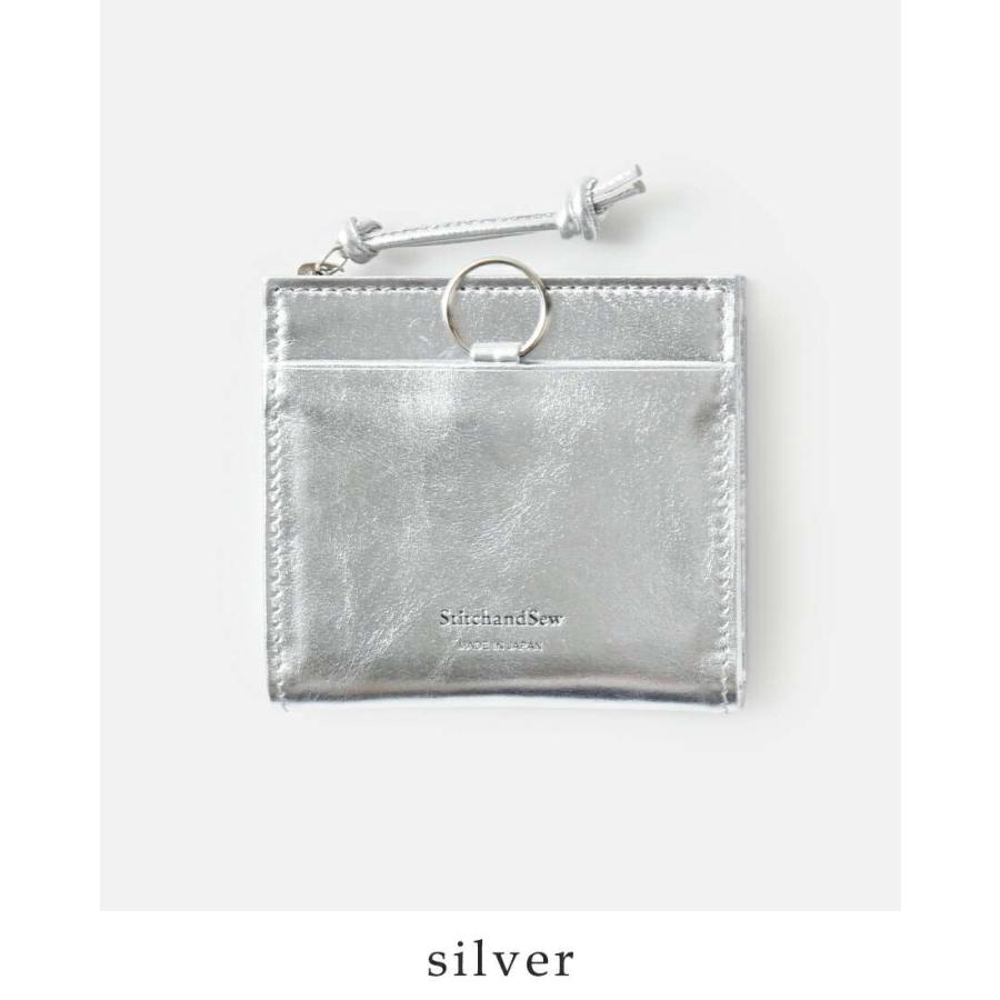 スティッチアンドソー 財布 StitchandSew  牛ミラー箔 Lジップ ウォレット lz300  クーポン対象 StitchandSew（ステッチアンドソー） スティッチアンドソー 牛ミラー箔