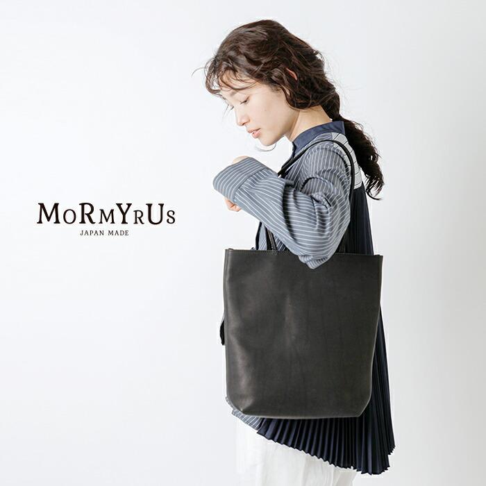 MORMYRUS / モルミルス / レザートートバッグ mormyrus｜GLOSS LEATHER TOTE グロスレザートートバッグ 保存袋付き