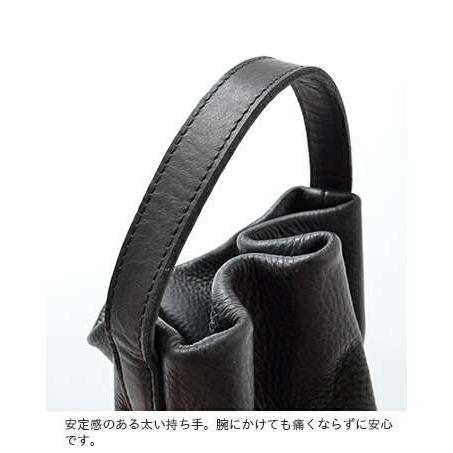mormyrus モルミルス　レザー巾着バッグ mormyrus｜レザー 巾着 ハンドバッグ m-143-ma - Piu di