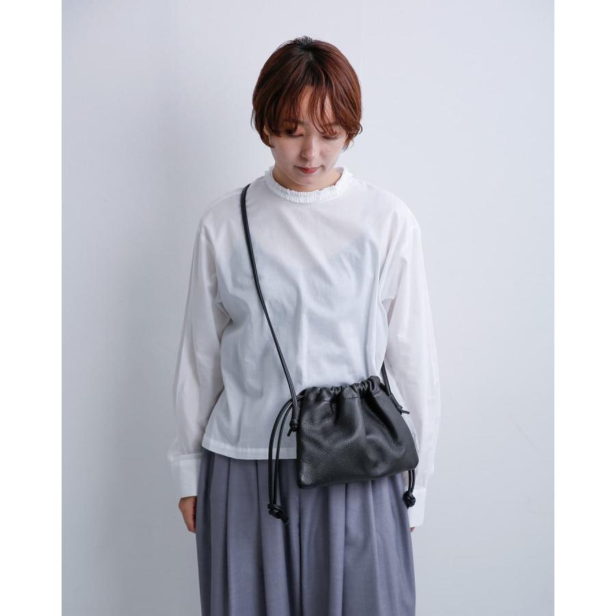 mormyrus（モルミルス） レザー 巾着 ショルダーバッグ m-154