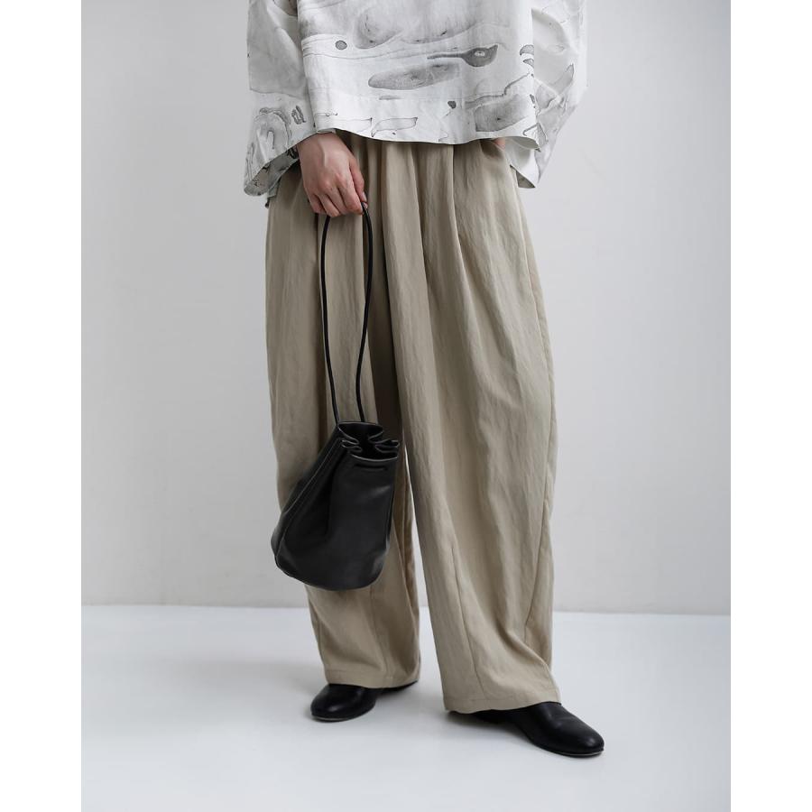 mormyrus（モルミルス） レザー 巾着 ハンドバッグ m077 春夏