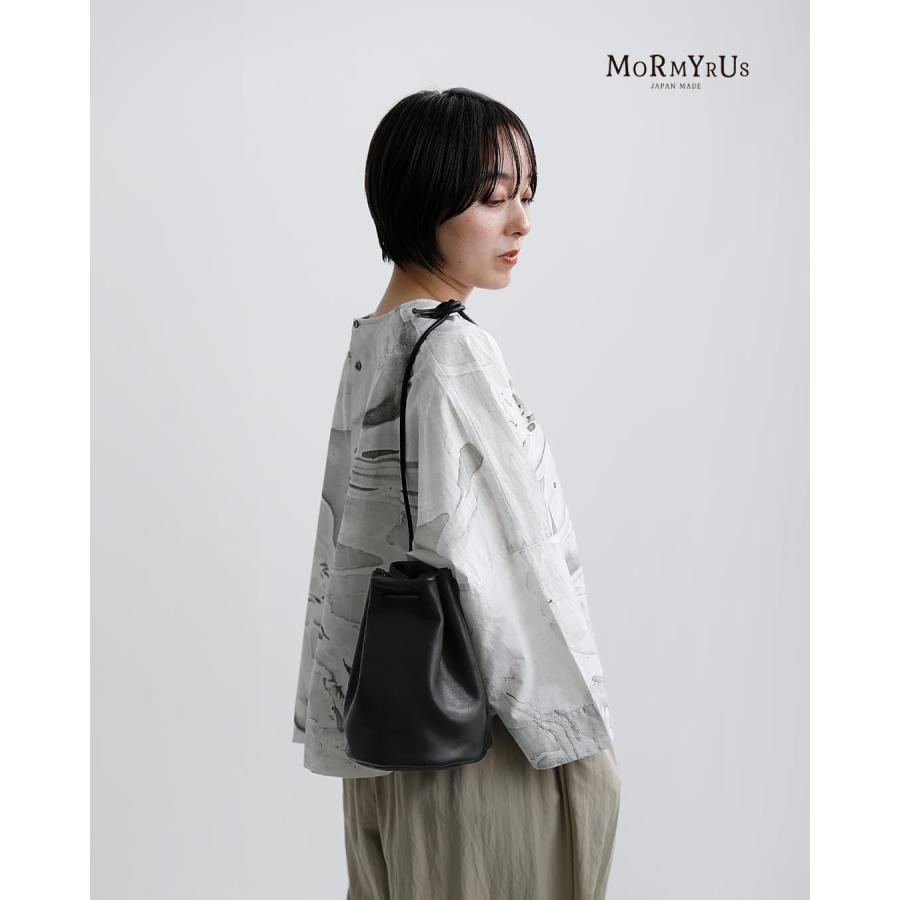 mormyrus（モルミルス） レザー 巾着 ハンドバッグ m077 春夏