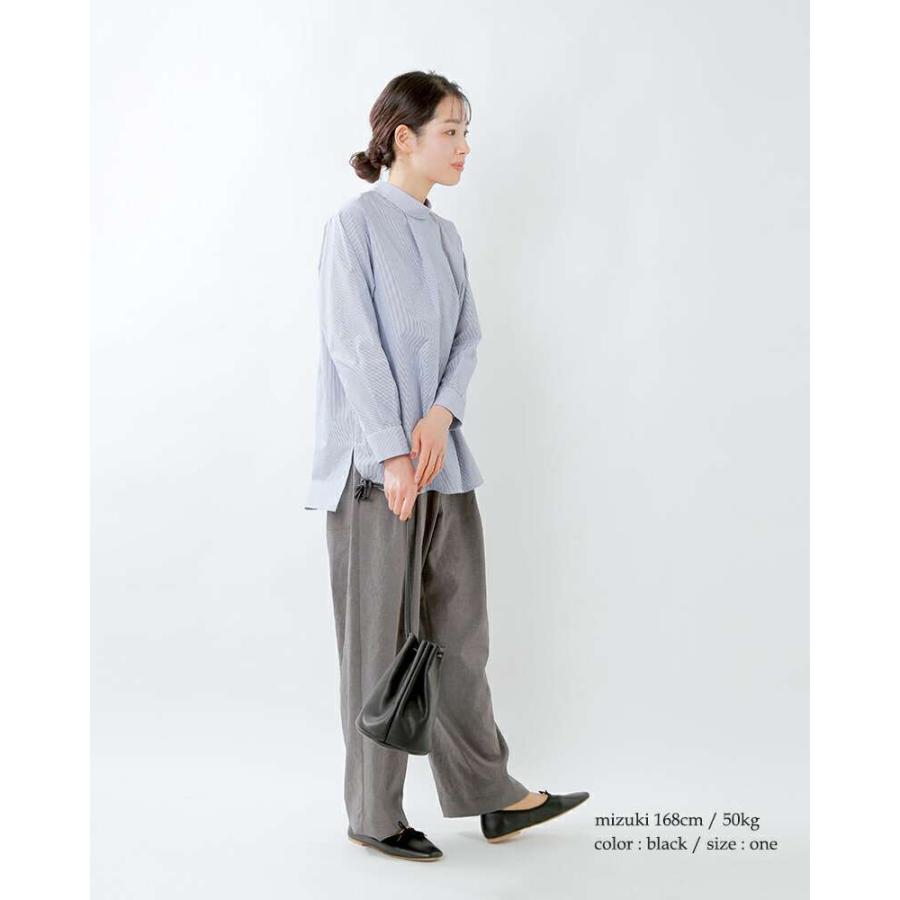 mormyrus（モルミルス） レザー 巾着 ハンドバッグ m077 レディース