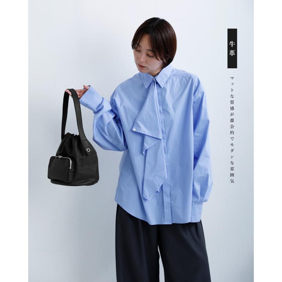mormyrus（モルミルス） レザー ジップポケット ショルダー バッグ